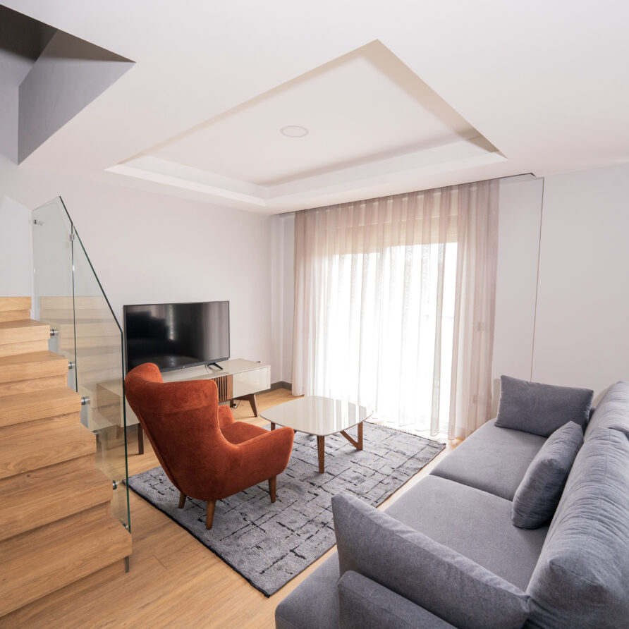 Luxury Garden View Suite with stylish interiors at Holicas in Antalya