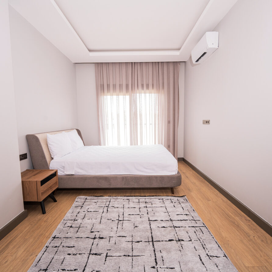 Cozy and elegant bedroom in the Luxury Garden View Suite at Holicas